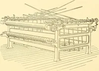 An illustration from Cyclopedia of textile work : a general reference library on cotton, woollen and worsted yarn manufacture, weaving, designing, chemistry and dyeing, finishing, knitting, and allied subjects (1907)