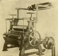 An illustration from Cyclopedia of textile work : a general reference library on cotton, woollen and worsted yarn manufacture, weaving, designing, chemistry and dyeing, finishing, knitting, and allied subjects (1907)