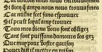 Picture 36 of 81 from Cy est le Romat de la roze, ou, Tout lart Damour est enclose : histoires et auctoritez et maintz beaulx propos vsitez qui a este nouuellement Corrige suffisantement et cotte bien a lauantaige com on voit en chascune page (1526), leaf 123
