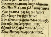 An illustration from Cy est le Romat de la roze, ou, Tout lart Damour est enclose : histoires et auctoritez et maintz beaulx propos vsitez qui a este nouuellement Corrige suffisantement et cotte bien a lauantaige com on voit en chascune page (1526)
