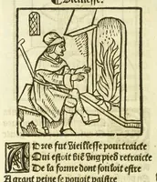 Picture 6 of 81 from Cy est le Romat de la roze, ou, Tout lart Damour est enclose : histoires et auctoritez et maintz beaulx propos vsitez qui a este nouuellement Corrige suffisantement et cotte bien a lauantaige com on voit en chascune page (1526), leaf 24