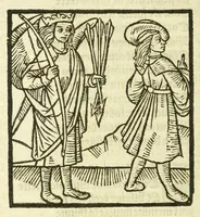 Picture 13 of 81 from Cy est le Romat de la roze, ou, Tout lart Damour est enclose : histoires et auctoritez et maintz beaulx propos vsitez qui a este nouuellement Corrige suffisantement et cotte bien a lauantaige com on voit en chascune page (1526), leaf 36