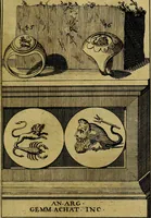 An illustration from Dactyliothecae, seu Annulorum sigillarium quorum priscos tam Graecos quam Romanos usus, ex ferro, aere, argento & auro promptuarii ... Collectis aliunde & ineditis & editis annulorum figuris auctior; (1695)