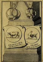 An illustration from Dactyliothecae, seu Annulorum sigillarium quorum priscos tam Graecos quam Romanos usus, ex ferro, aere, argento & auro promptuarii ... Collectis aliunde & ineditis & editis annulorum figuris auctior; (1695)