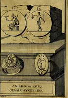 An illustration from Dactyliothecae, seu Annulorum sigillarium quorum priscos tam Graecos quam Romanos usus, ex ferro, aere, argento & auro promptuarii ... Collectis aliunde & ineditis & editis annulorum figuris auctior; (1695)