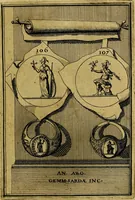 An illustration from Dactyliothecae, seu Annulorum sigillarium quorum priscos tam Graecos quam Romanos usus, ex ferro, aere, argento & auro promptuarii ... Collectis aliunde & ineditis & editis annulorum figuris auctior; (1695)