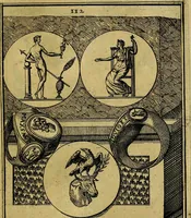 An illustration from Dactyliothecae, seu Annulorum sigillarium quorum priscos tam Graecos quam Romanos usus, ex ferro, aere, argento & auro promptuarii ... Collectis aliunde & ineditis & editis annulorum figuris auctior; (1695)