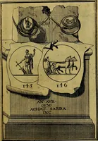An illustration from Dactyliothecae, seu Annulorum sigillarium quorum priscos tam Graecos quam Romanos usus, ex ferro, aere, argento & auro promptuarii ... Collectis aliunde & ineditis & editis annulorum figuris auctior; (1695)