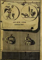 An illustration from Dactyliothecae, seu Annulorum sigillarium quorum priscos tam Graecos quam Romanos usus, ex ferro, aere, argento & auro promptuarii ... Collectis aliunde & ineditis & editis annulorum figuris auctior; (1695)