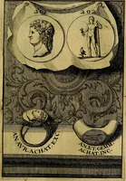 An illustration from Dactyliothecae, seu Annulorum sigillarium quorum priscos tam Graecos quam Romanos usus, ex ferro, aere, argento & auro promptuarii ... Collectis aliunde & ineditis & editis annulorum figuris auctior; (1695)