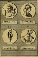 An illustration from Dactyliothecae, seu Annulorum sigillarium quorum priscos tam Graecos quam Romanos usus, ex ferro, aere, argento & auro promptuarii ... Collectis aliunde & ineditis & editis annulorum figuris auctior; (1695)