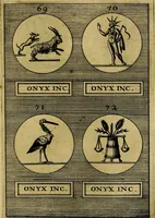 An illustration from Dactyliothecae, seu Annulorum sigillarium quorum priscos tam Graecos quam Romanos usus, ex ferro, aere, argento & auro promptuarii ... Collectis aliunde & ineditis & editis annulorum figuris auctior; (1695)