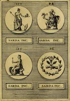 An illustration from Dactyliothecae, seu Annulorum sigillarium quorum priscos tam Graecos quam Romanos usus, ex ferro, aere, argento & auro promptuarii ... Collectis aliunde & ineditis & editis annulorum figuris auctior; (1695)