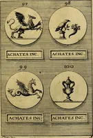 An illustration from Dactyliothecae, seu Annulorum sigillarium quorum priscos tam Graecos quam Romanos usus, ex ferro, aere, argento & auro promptuarii ... Collectis aliunde & ineditis & editis annulorum figuris auctior; (1695)
