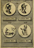 An illustration from Dactyliothecae, seu Annulorum sigillarium quorum priscos tam Graecos quam Romanos usus, ex ferro, aere, argento & auro promptuarii ... Collectis aliunde & ineditis & editis annulorum figuris auctior; (1695)