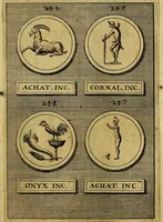 An illustration from Dactyliothecae, seu Annulorum sigillarium quorum priscos tam Graecos quam Romanos usus, ex ferro, aere, argento & auro promptuarii ... Collectis aliunde & ineditis & editis annulorum figuris auctior; (1695)