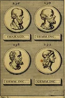 An illustration from Dactyliothecae, seu Annulorum sigillarium quorum priscos tam Graecos quam Romanos usus, ex ferro, aere, argento & auro promptuarii ... Collectis aliunde & ineditis & editis annulorum figuris auctior; (1695)