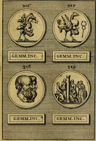 An illustration from Dactyliothecae, seu Annulorum sigillarium quorum priscos tam Graecos quam Romanos usus, ex ferro, aere, argento & auro promptuarii ... Collectis aliunde & ineditis & editis annulorum figuris auctior; (1695)