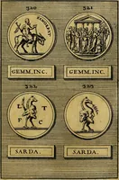 An illustration from Dactyliothecae, seu Annulorum sigillarium quorum priscos tam Graecos quam Romanos usus, ex ferro, aere, argento & auro promptuarii ... Collectis aliunde & ineditis & editis annulorum figuris auctior; (1695)