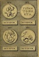 An illustration from Dactyliothecae, seu Annulorum sigillarium quorum priscos tam Graecos quam Romanos usus, ex ferro, aere, argento & auro promptuarii ... Collectis aliunde & ineditis & editis annulorum figuris auctior; (1695)