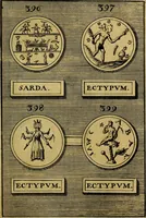 An illustration from Dactyliothecae, seu Annulorum sigillarium quorum priscos tam Graecos quam Romanos usus, ex ferro, aere, argento & auro promptuarii ... Collectis aliunde & ineditis & editis annulorum figuris auctior; (1695)