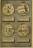 An illustration from Dactyliothecae, seu Annulorum sigillarium quorum priscos tam Graecos quam Romanos usus, ex ferro, aere, argento & auro promptuarii ... Collectis aliunde & ineditis & editis annulorum figuris auctior; (1695)