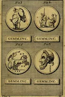 An illustration from Dactyliothecae, seu Annulorum sigillarium quorum priscos tam Graecos quam Romanos usus, ex ferro, aere, argento & auro promptuarii ... Collectis aliunde & ineditis & editis annulorum figuris auctior; (1695)