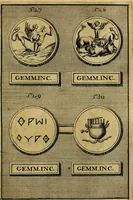 An illustration from Dactyliothecae, seu Annulorum sigillarium quorum priscos tam Graecos quam Romanos usus, ex ferro, aere, argento & auro promptuarii ... Collectis aliunde & ineditis & editis annulorum figuris auctior; (1695)
