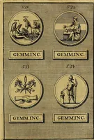 An illustration from Dactyliothecae, seu Annulorum sigillarium quorum priscos tam Graecos quam Romanos usus, ex ferro, aere, argento & auro promptuarii ... Collectis aliunde & ineditis & editis annulorum figuris auctior; (1695)