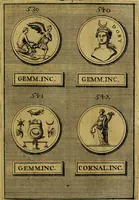 An illustration from Dactyliothecae, seu Annulorum sigillarium quorum priscos tam Graecos quam Romanos usus, ex ferro, aere, argento & auro promptuarii ... Collectis aliunde & ineditis & editis annulorum figuris auctior; (1695)