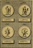 An illustration from Dactyliothecae, seu Annulorum sigillarium quorum priscos tam Graecos quam Romanos usus, ex ferro, aere, argento & auro promptuarii ... Collectis aliunde & ineditis & editis annulorum figuris auctior; (1695)