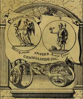 An illustration from Dactyliothecae, seu Annulorum sigillarium quorum priscos tam Graecos quam Romanos usus, ex ferro, aere, argento & auro promptuarii ... Collectis aliunde & ineditis & editis annulorum figuris auctior; (1695)