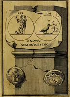 An illustration from Dactyliothecae, seu Annulorum sigillarium quorum priscos tam Graecos quam Romanos usus, ex ferro, aere, argento & auro promptuarii ... Collectis aliunde & ineditis & editis annulorum figuris auctior; (1695)