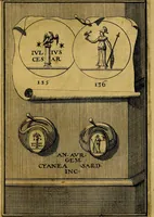 An illustration from Dactyliothecae, seu Annulorum sigillarium quorum priscos tam Graecos quam Romanos usus, ex ferro, aere, argento & auro promptuarii ... Collectis aliunde & ineditis & editis annulorum figuris auctior; (1695)