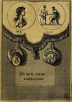 An illustration from Dactyliothecae, seu Annulorum sigillarium quorum priscos tam Graecos quam Romanos usus, ex ferro, aere, argento & auro promptuarii ... Collectis aliunde & ineditis & editis annulorum figuris auctior; (1695)