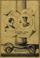 An illustration from Dactyliothecae, seu Annulorum sigillarium quorum priscos tam Graecos quam Romanos usus, ex ferro, aere, argento & auro promptuarii ... Collectis aliunde & ineditis & editis annulorum figuris auctior; (1695)