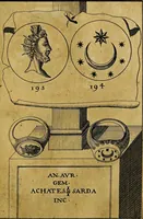 An illustration from Dactyliothecae, seu Annulorum sigillarium quorum priscos tam Graecos quam Romanos usus, ex ferro, aere, argento & auro promptuarii ... Collectis aliunde & ineditis & editis annulorum figuris auctior; (1695)