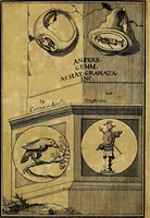 An illustration from Dactyliothecae, seu Annulorum sigillarium quorum priscos tam Graecos quam Romanos usus, ex ferro, aere, argento & auro promptuarii ... Collectis aliunde & ineditis & editis annulorum figuris auctior; (1695)