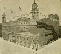 An illustration from Daily attractions in New York. Advance information of art exhibitions, lectures, concerts, churches, theatres, railroads, Pullman accommodations, points of interest, where to dine, etc. .. (1906)