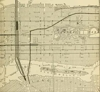 An illustration from Daily attractions in New York. Advance information of art exhibitions, lectures, concerts, churches, theatres, railroads, Pullman accommodations, points of interest, where to dine, etc. .. (1906)