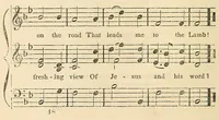 An illustration from Dakota odowan : Hymns in the Dakota language, with tunes (1868)