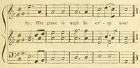 An illustration from Dakota odowan : Hymns in the Dakota language, with tunes (1868)