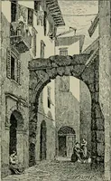 An illustration from Dalmatia, the Quarnero and Istria, with Cettigne in Montenegro and the island of Grado (1887)