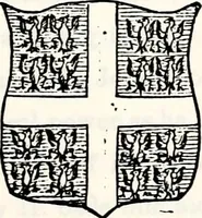 An illustration from Dame heraldry (1886)