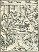 Picture 42 of 57 from The dance of death : the full series of wood engravings reproduced in phototype from the proofs and original editions (1886), leaf 105