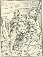 Picture 44 of 57 from The dance of death : the full series of wood engravings reproduced in phototype from the proofs and original editions (1886), leaf 109