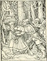 Picture 45 of 57 from The dance of death : the full series of wood engravings reproduced in phototype from the proofs and original editions (1886), leaf 111