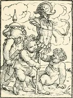 Picture 53 of 57 from The dance of death : the full series of wood engravings reproduced in phototype from the proofs and original editions (1886), leaf 129
