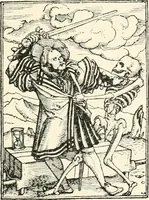 Picture 13 of 57 from The dance of death : the full series of wood engravings reproduced in phototype from the proofs and original editions (1886), leaf 43