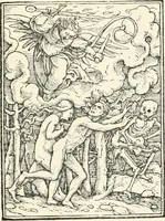 Picture 16 of 57 from The dance of death : the full series of wood engravings reproduced in phototype from the proofs and original editions (1886), leaf 51